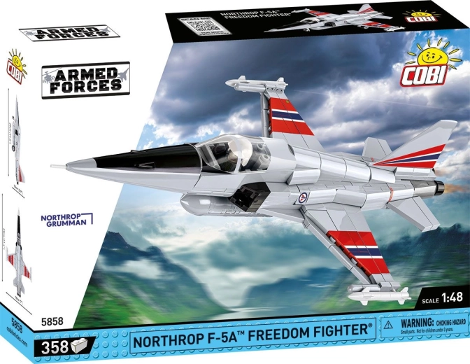 COBI Armed Forces Northrop F-5A Freedom Fighter 1:48 κιτ κατασκευής αεροσκάφους (358 τουβλάκια)
