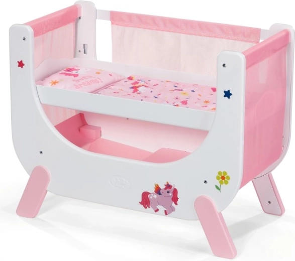 Κούνια BABY born με μονόκερο