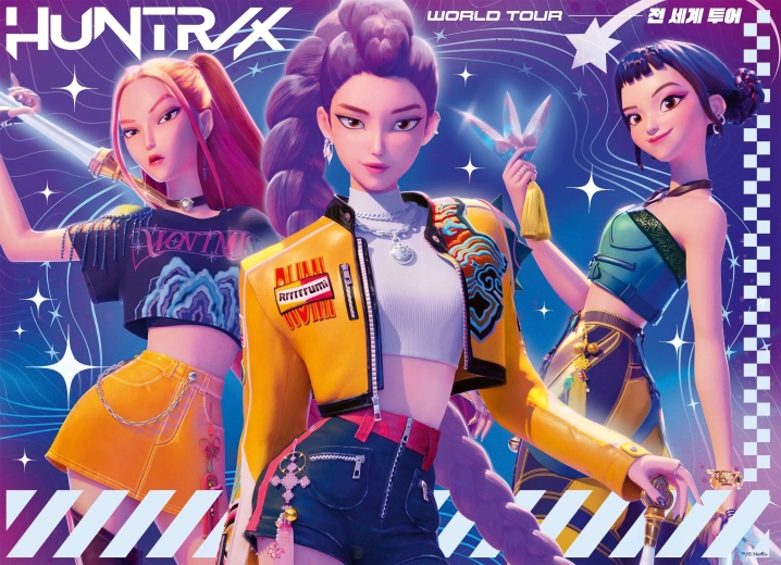 Παζλ Ravensburger K-pop: Κυνηγοί Δαιμόνων, 4 × 100 κομμάτια