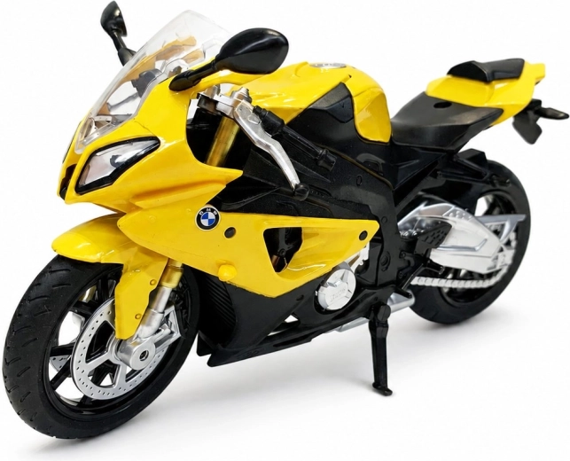 MSZ μοντέλο μοτοσικλέτας BMW S1000 RR κίτρινο 1:12 - 1 τεμ.