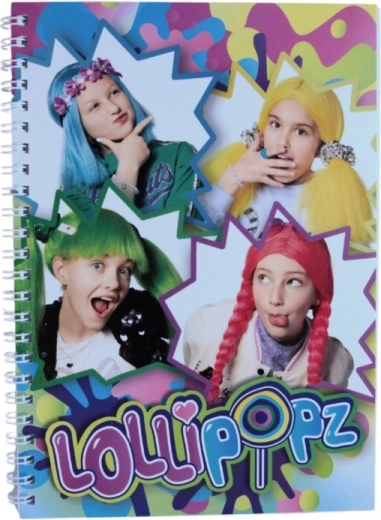 Σημειωματάριο A5 Lollipopz με σπιράλ βιβλιοδεσία