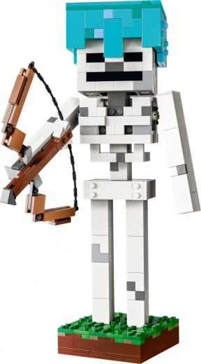 Ποζάρεται φιγούρα σκελετού από το Minecraft