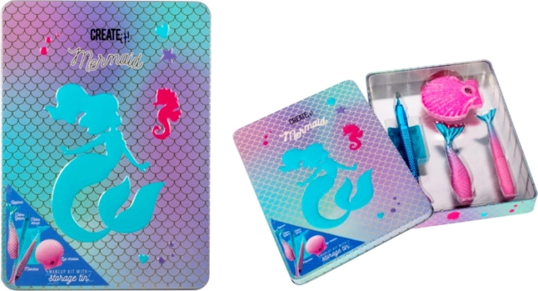 Create It! Mermaid κασετίνα με καλλυντικά
