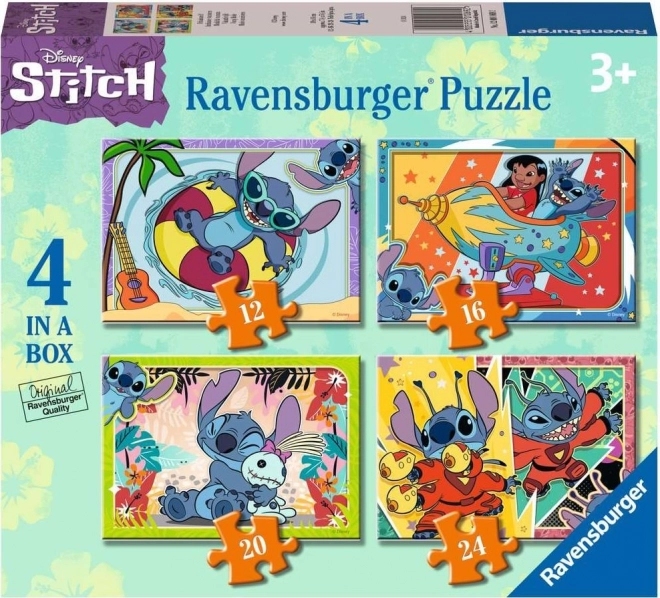 Παζλ 4 σε 1 Disney Stitch