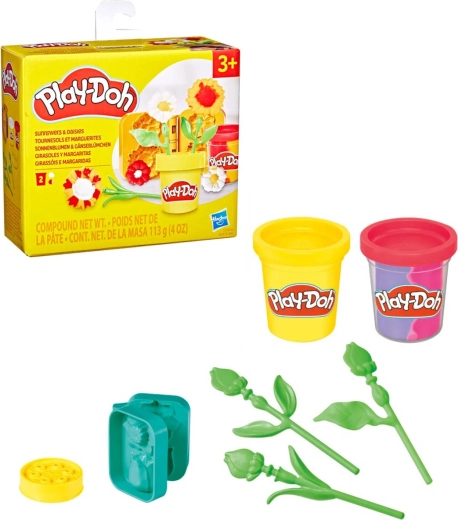 Hasbro Play-Doh Μικρά λουλουδάκια δημιουργικό σετ με πλαστελίνη - 1 τεμάχιο
