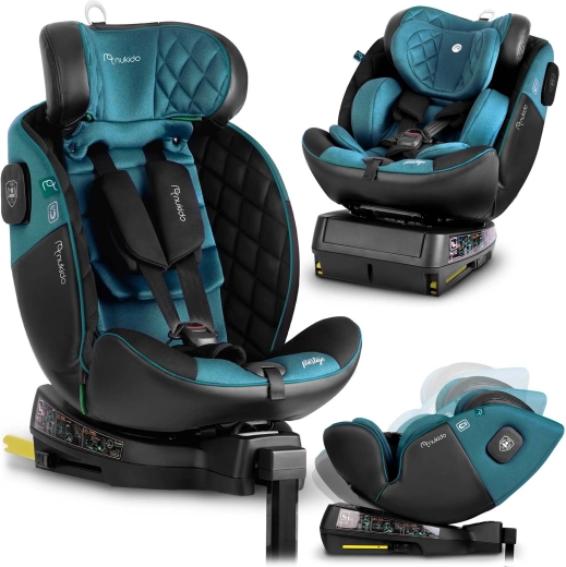 Παιδικό κάθισμα αυτοκινήτου Nukido Prestige Line i-Size 40–150 cm, περιστρεφόμενο 360°, ISOFIX