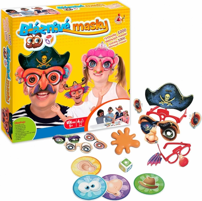Studo Games Τρελές Μάσκες – δημιουργικό επιτραπέζιο παιχνίδι για παιδιά