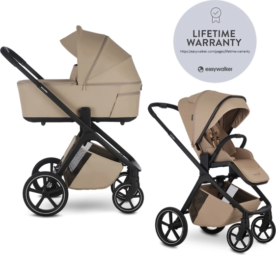 Συνδυαστικό καρότσι Easywalker Zoey Go sand taupe