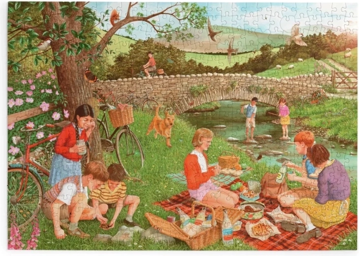 Παζλ House of Puzzles Πικνίκ και εξερεύνηση, 500 μεγάλων κομματιών