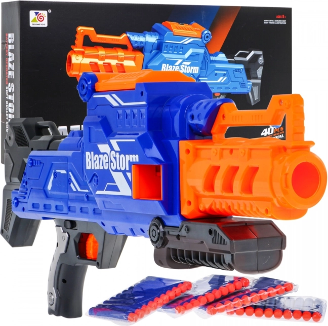 Αυτόματο παιδικό πιστόλι blaze storm 8+ με 40 αφρώδη βελάκια