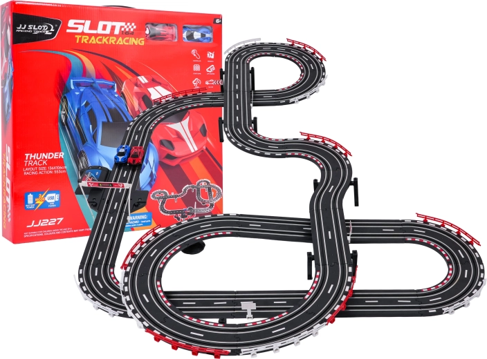 Αγωνιστική πίστα Track Sport – ηλεκτρικό σετ πίστας αυτοκινήτων 5,53 m