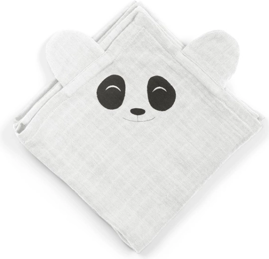 NuuRoo Bjork μουσελίνες πάνες panda white onyx (2 τεμ.)