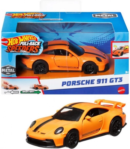 Αυτοκινητάκι Hot Wheels 1:43 με μηχανισμό κουρδίσματος