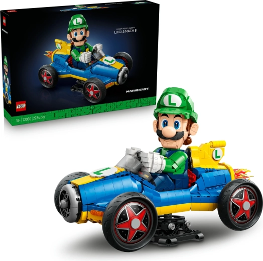 LEGO Super Mario Mario Kart Luigi και Mach 8