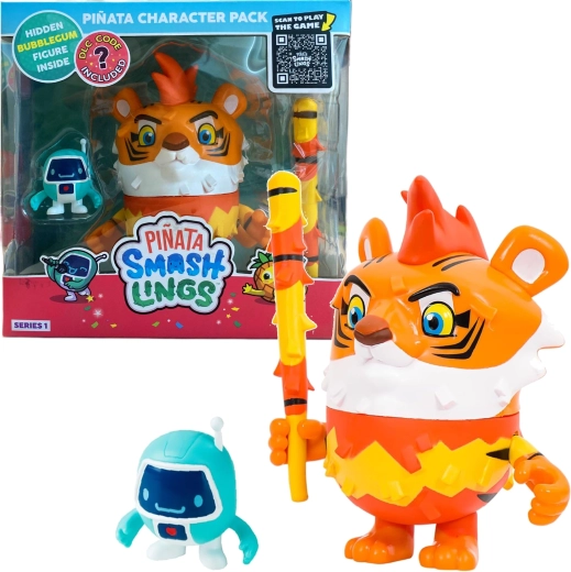 Πινιάτα τίγρης Mo με 2 φιγούρες PINATA SMASHLINGS