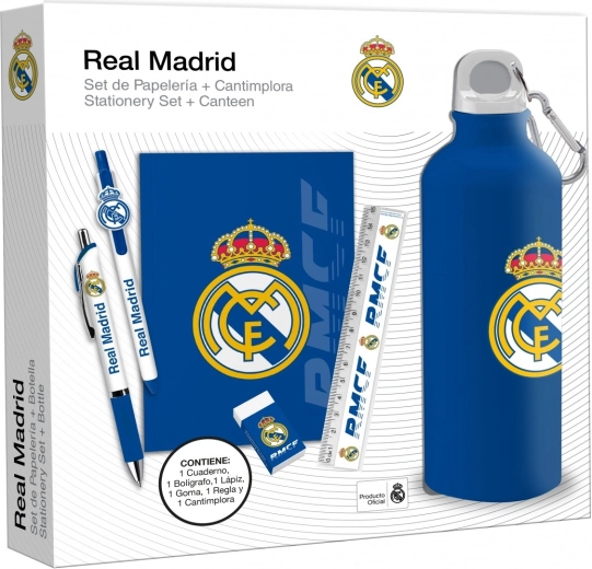 Σετ δώρου REAL MADRID – παγούρι 650 ml, σημειωματάριο και στυλό