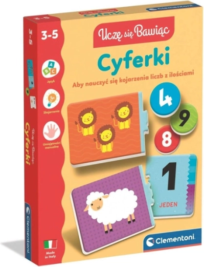 Cyferki – εκπαιδευτικό παιχνίδι με ζωάκια για την εκμάθηση αριθμών