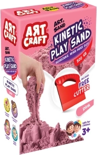 Art Craft κινητική άμμος ροζ 500 g