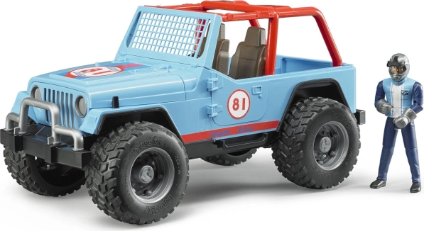 Εκτός δρόμου όχημα Bruder Jeep με οδηγό