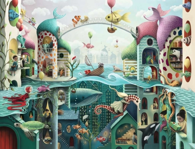 Παζλ Ravensburger 2000 κομμάτια – If Fish Could Walk