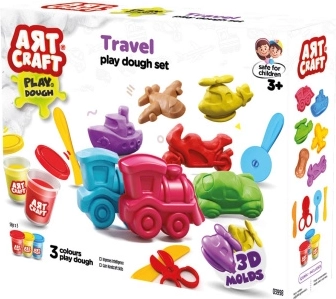 Σετ Art Craft για πλαστελίνη/μοντελοποίηση – μέσα μεταφοράς 168 g
