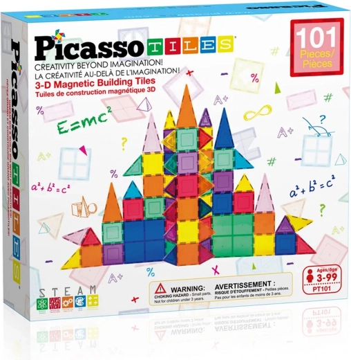 Μαγνητικό σετ κατασκευών PICASSO – 101 τεμάχια