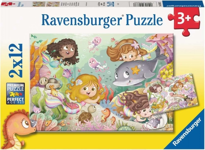 Παζλ Ravensburger Νεράιδες και γοργόνες 2×12 κομμάτια