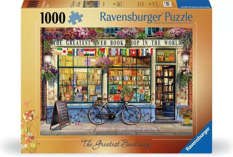Παζλ Ravensburger Υπέροχο βιβλιοπωλείο 1000 κομμάτια