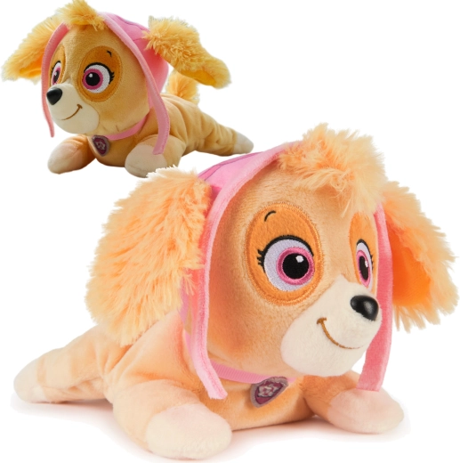 GUND λούτρινη Skye από το Paw Patrol – ξαπλωμένο κουταβάκι 22 cm