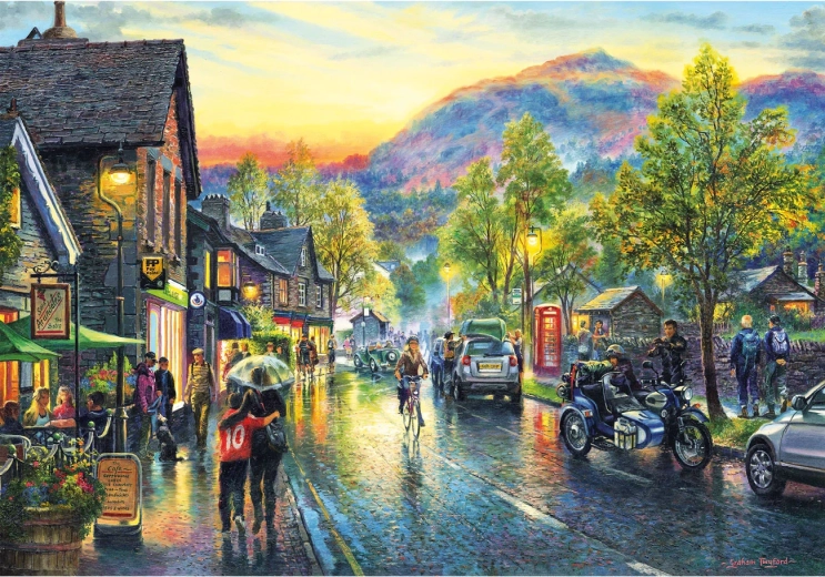 Παζλ GIBSONS Grasmere στο σούρουπο 500 κομμάτια
