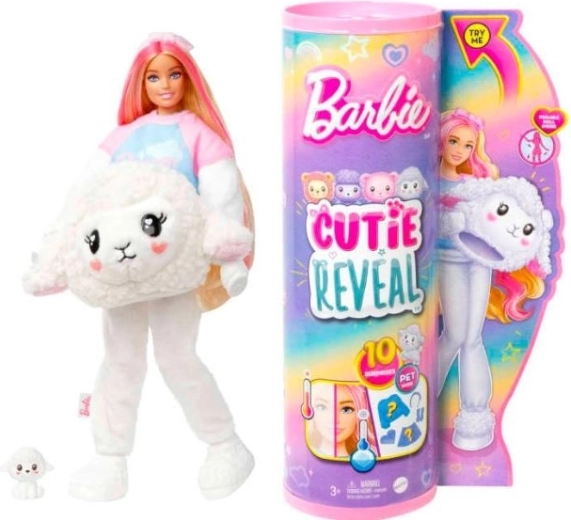 Barbie Cutie Reveal Cosy Cute Tees κούκλα προβατάκι