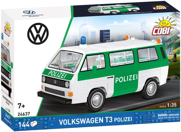 Cobi Volkswagen T3 αστυνομία 1:35 (144 κομμάτια) - 1 τεμάχιο