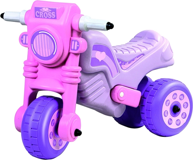 Ροζ ποδηλατάκι ισορροπίας Cross Motor 1 59 × 38 × 45 cm
