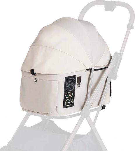 FIKAGO στέγαστρο και κάλυμμα για καρότσι ftg2 creamy cloud