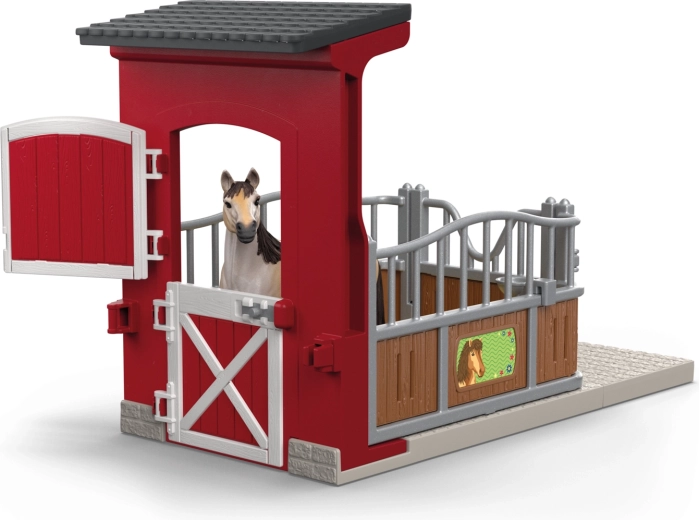 Στάβλος για πόνι με φοράδα mustang SCHLEICH