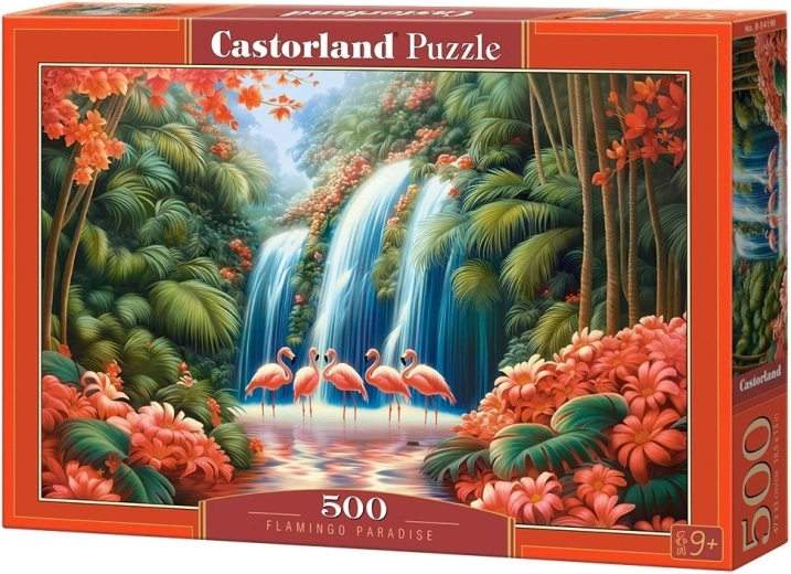 Puzzle Castorland εξωτικός κόσμος φλαμίνγκο 500 κομμάτια