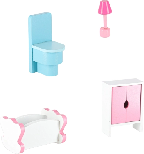 Πλούσιο σετ ξύλινων επίπλων