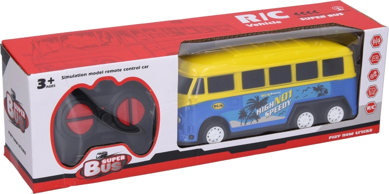 RC λεωφορείο με τηλεχειρισμό 19 cm - 1 τεμάχιο