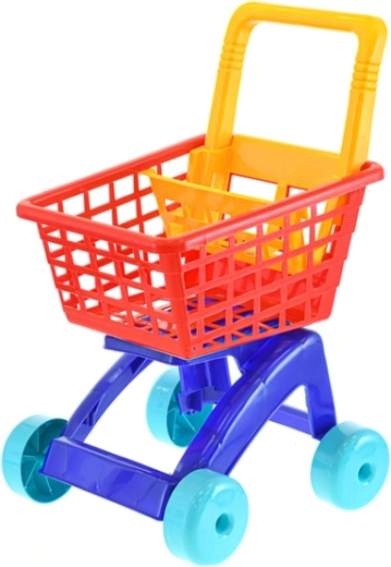 Παιδικό καρότσι αγορών κόκκινο 58 cm