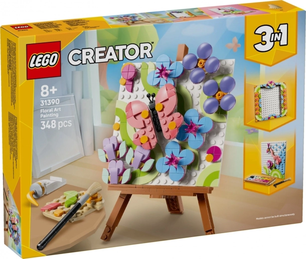 LEGO Creator διακοσμητική εικόνα με λουλούδια 3 σε 1