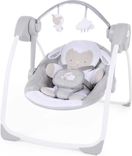 Ingenuity βρεφική κούνια με μελωδία Cuddle Lamb