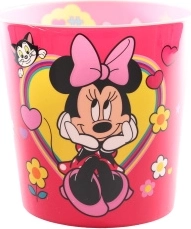 Ροζ κάδος απορριμμάτων Minnie Mouse για παιδιά