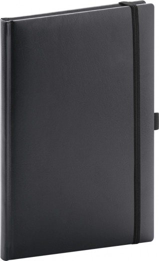 Τετράδιο με κουκκίδες NOTIQUE Balacron μαύρο 15 x 21 cm