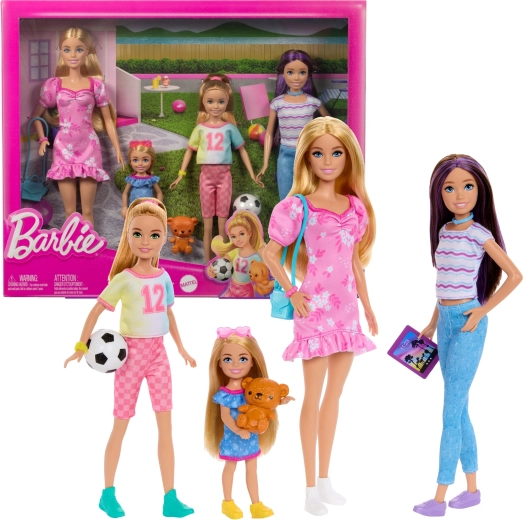 Αδελφές Barbie – σετ 4 κουκλών με αξεσουάρ