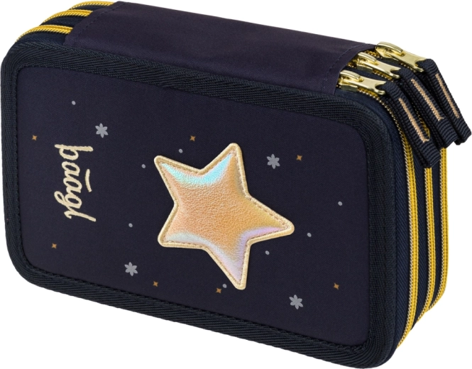 Σχολική τριώροφη κασετίνα Unicorn Gold BAAGL