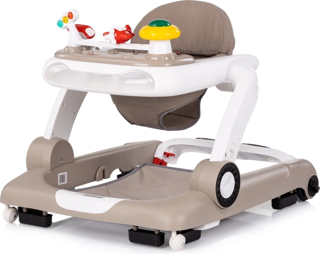 Διαδραστικό παιδικό περπατούρι 4σε1 Little Explorer – μπεζ