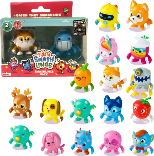 Σετ Piñata Smashlings 2 τυχαίων φιγούρων με κωδικό DLC – Σειρά 1