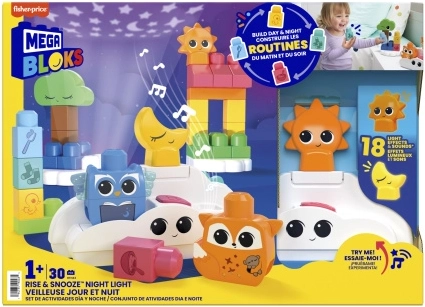 Mega Bloks Ξύπνα και Κοιμήσου νυχτερινό φως με φιγούρες