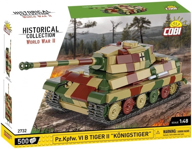 Μοντέλο άρματος Tiger II Königstiger από πλαστικά τουβλάκια