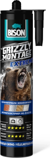 BISON Grizzly εξαιρετικά ισχυρή κόλλα συναρμολόγησης 435 g